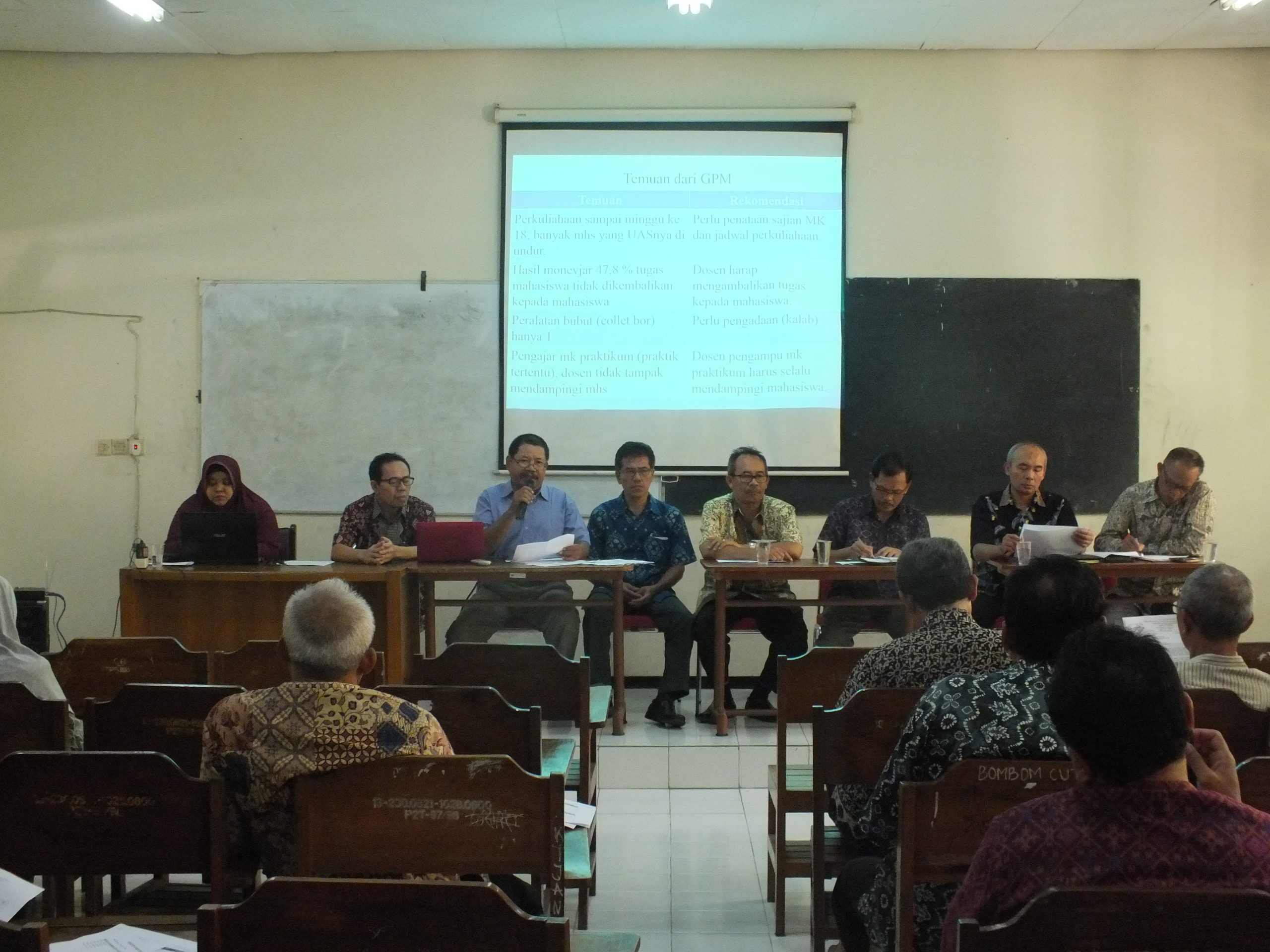 RAPAT AWAL SEMESTER GENAP 2016/2017 DEPARTEMEN TEKNIK MESIN