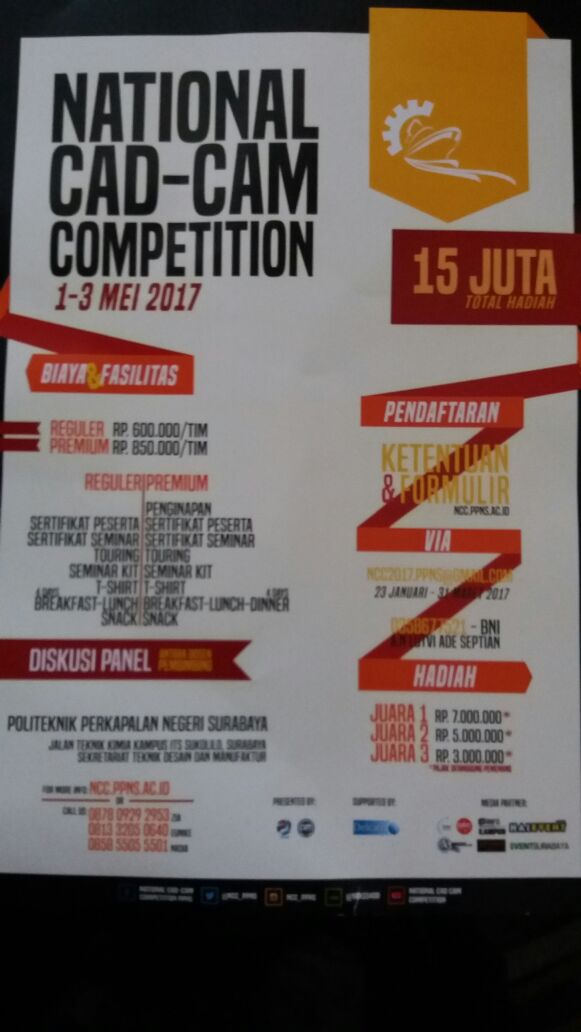 KOMPETISI CAD-CAM NASIONAL BERHADIAH 15 JUTA!