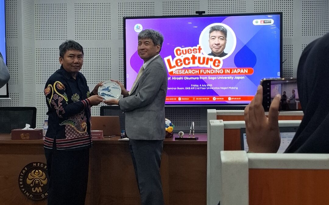 Kuliah Tamu Fakultas Teknik UM Hadirkan Prof. Hiroshi Okumura dari Saga University, Jepang