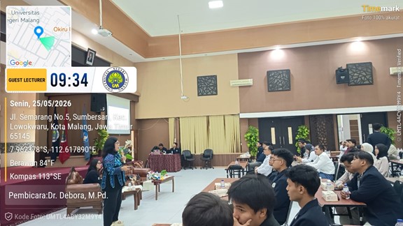 KULIAH TAMU PENDIDIKAN TEKNIK MESIN UM TINGKATKAN WAWASAN MAHASISWA TENTANG PEMBELAJARAN DAN PROFESI KEPENDIDIKAN